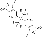 4,4'-(Hexafluoroisopropylidene)diphthalic anhydride CAS 1107-00-2