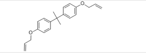 Bisphenol A bisallyl ether Structure Bisphenol A bisallyl ether Structure