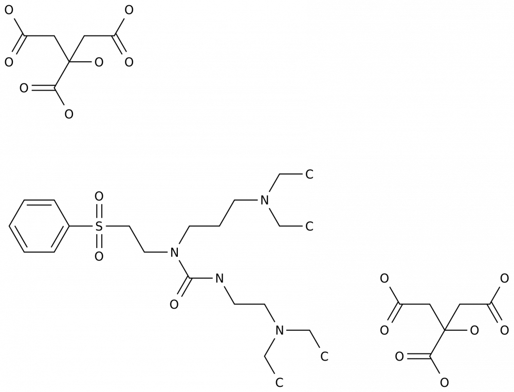1-[2-(benzenesulfonyl)ethyl]-3-[2-(diethylamino)ethyl]-1-[3-(diethylamino)propyl]urea,2-hydroxypropane-1,2,3- трикарбоновая кислота в Узбекистане