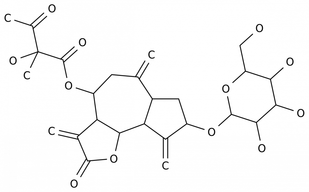 Бутановая кислота, 2-гидрокси-2-метил-3-оксо-, (3aR,4R,6aR,8S,9aR,9bR)-8-(β-D-glucopyranosyloxy)dodecahydro-3,6,9-tris(methylene)-2-oxoazuleno[4,5-b]furan-4- сложный эфир ила, (2R)- в Узбекистане