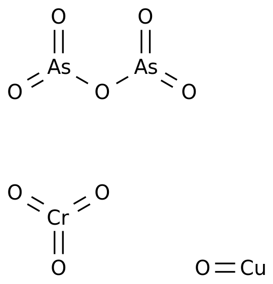Мышьяковая кислота (H3AsO4), соль меди (2+) (2:3), хромированная в Узбекистане