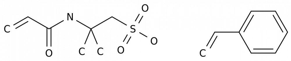 1-Пропансульфоновая кислота, 2-метил-2-[(1-оксо-2-пропен-1-ил)амино]-, полимер с этенилбензолом в Узбекистане