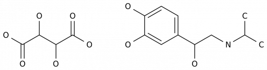 1,2-Бензендиол, 4-[1-гидрокси-2-[(1-метилэтил)амино]этил]-, (R)-, (2R, 3R) -2,3-дигидроксибутандиоат (2:1) (соль) в Узбекистане